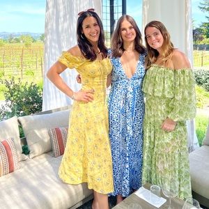 Yellow linen reformation dress - worn once!